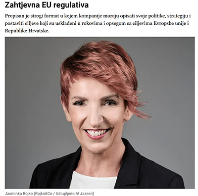 Jasminka Rojko iz medija