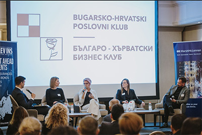 Sudjelovanje na panelu o izazovima uvođenja ESG-a u poslovanje, na Bugarsko-Hrvatsko poslovnom klubu, 2023